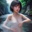 读者月白书评人头像，女性，知性气质，书桌写作背景